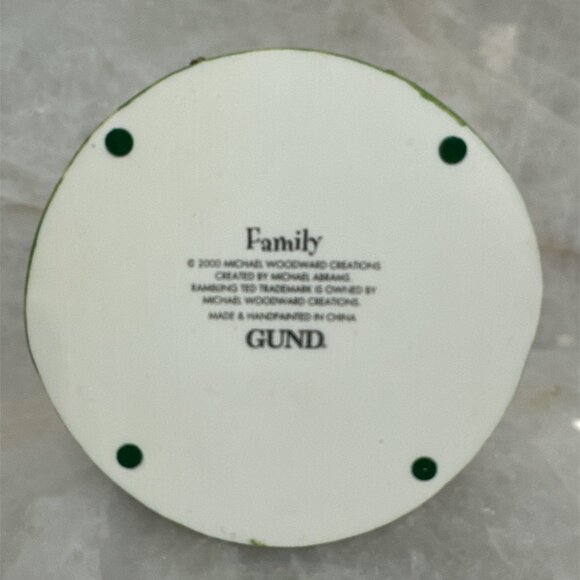 NIB Vintage Rambling Ted Gund Figurine - Michael Woodward Creations ©2000 - Picture 4 of 11